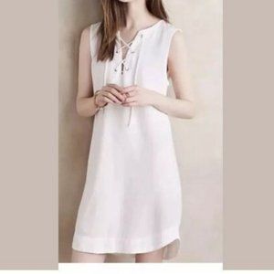 Anthropologie Cloth & Stone Navarre Dress in White